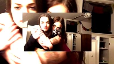 اثنين من سراويل داخلية مثيرة امرأة سمراء عاطفية البقاء الأوغاد ملتوي الكلبة